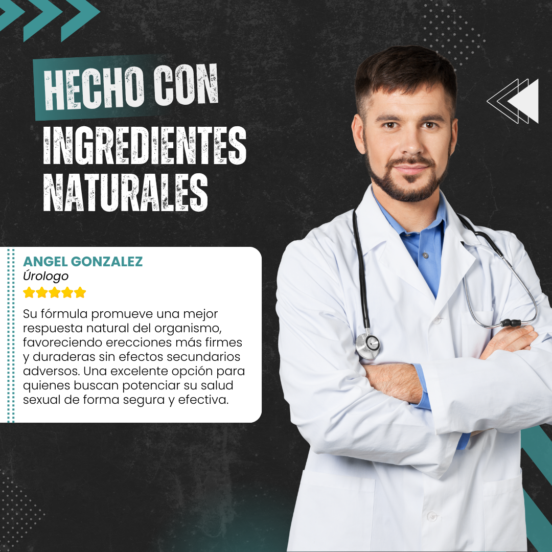 BOOSTER-T™ - LOGRA ERECCIONES 10 VECES MÁS POTENTES Y DURADERAS EN 5 MINUTOS