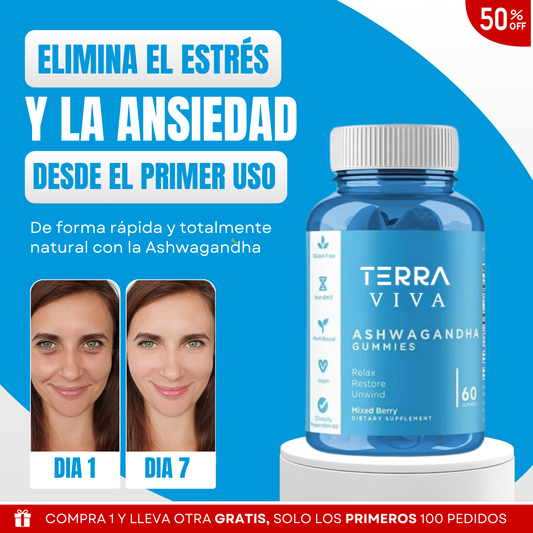 GUMMIFIT® ASHWAGANDHA – GOMITAS QUE CALMAN TU ESTRÉS Y ANSIEDAD EN 7 DÍAS O TE DEVOLVEMOS TU DINERO