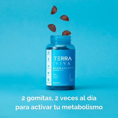 GUMMIFIT® GOMITAS ASHWAGANDHA - REDUCE 15 KILOS EN 2 SEMANAS