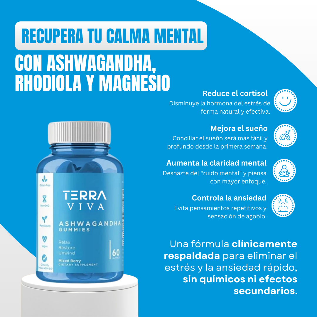 GUMMIFIT® ASHWAGANDHA – GOMITAS QUE CALMAN TU ESTRÉS Y ANSIEDAD EN 7 DÍAS O TE DEVOLVEMOS TU DINERO