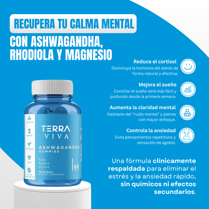 GUMMIFIT® ASHWAGANDHA – GOMITAS QUE CALMAN TU ESTRÉS Y ANSIEDAD EN 7 DÍAS O TE DEVOLVEMOS TU DINERO